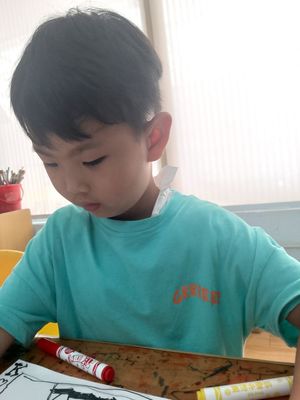 毛禹森小畫家(第二周作品)