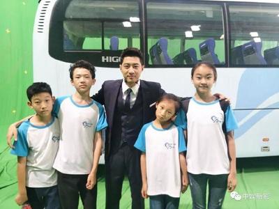 中娛新影小藝人白清晨、程禹森、李婉婷、糖豆參加電視劇《風暴舞》的拍攝