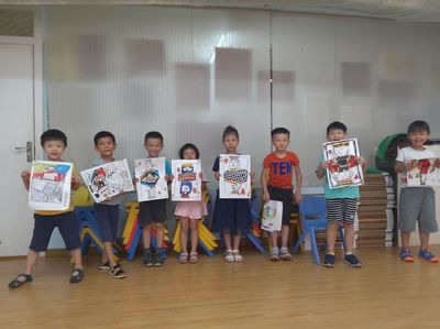 毛禹森小畫家(第二周作品)