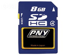 pny pnysdhc class4 8gb 閃存卡圖片